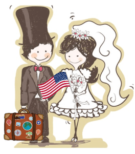 Bride and Groom Wedding Trip